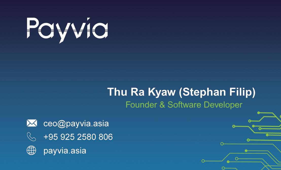 Payvia Business Card
